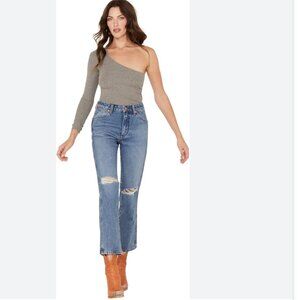 Wrangler Blue Cropped Jeans